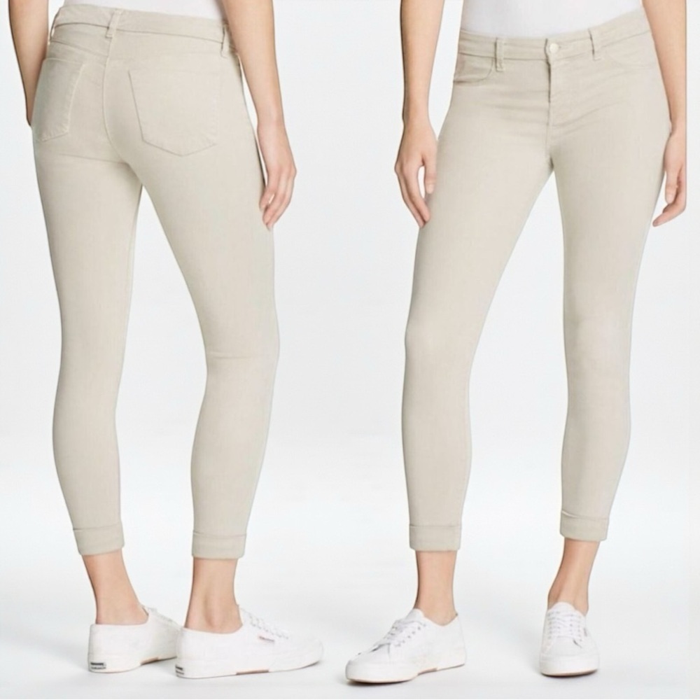 🌻NEW w/tags J Brand Anja Biscuit Cuffed Crop Ankle Jeans Size: 32 $198 Retail